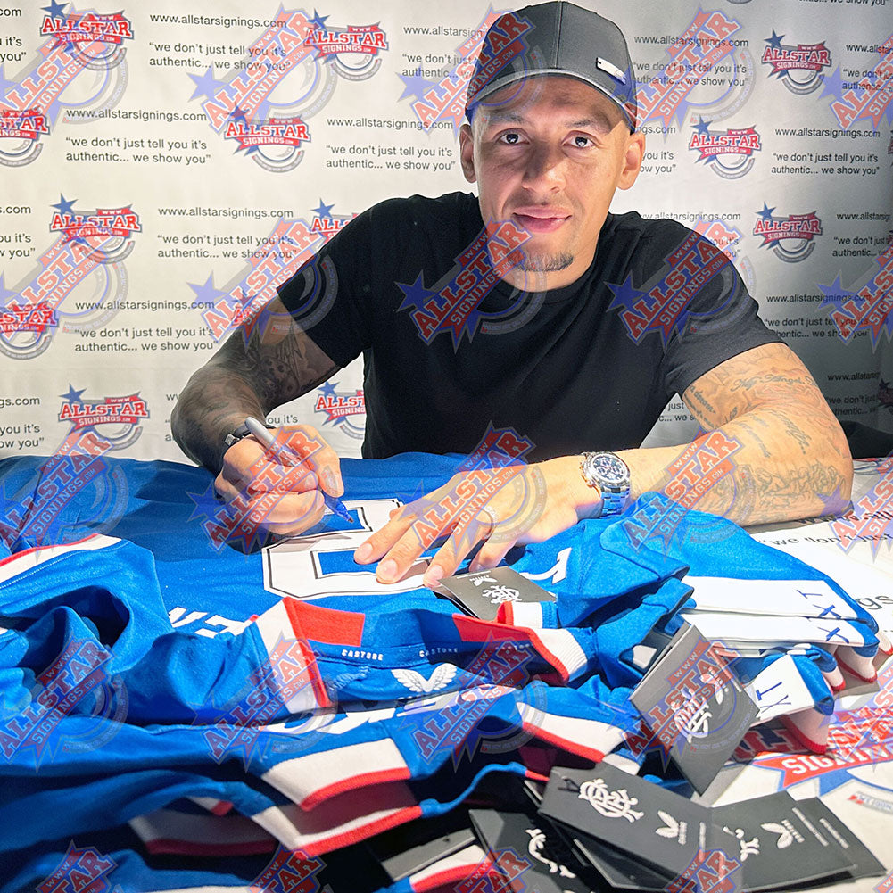 Rangers FC Tavernier Signed Shirt (Framed): 2 - Signed Memorabilia By Rangers