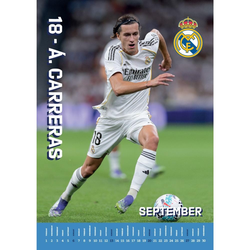 Real Madrid CF A3 Calendar 2026: 3 - Calendars By Real Madrid