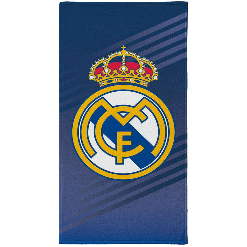 Real Madrid CF Blue Towel - Shop Towels At Gift Moments - 1