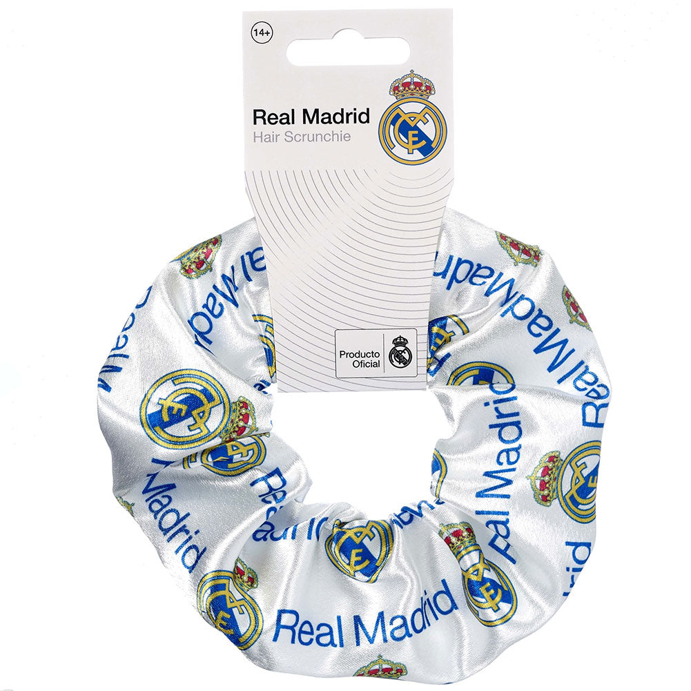 Real Madrid CF Crest Hair Scrunchie - Shop Accessories At Gift Moments - 2