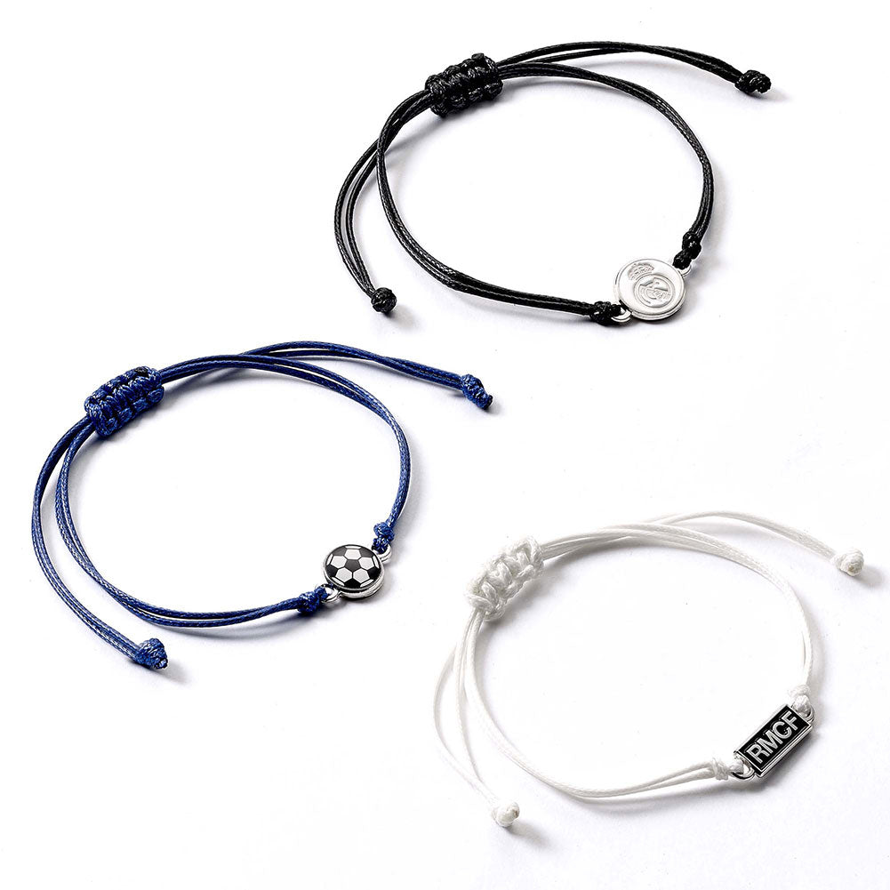 Real Madrid CF Friendship Bracelet Set: 3 Bracelets By Real Madrid