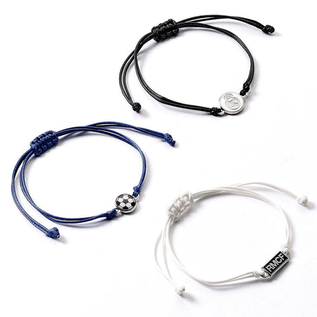 Real Madrid CF Friendship Bracelet Set: 3 Bracelets By Real Madrid