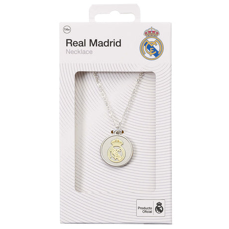 Real Madrid CF Silver Finish Necklace: 3 Necklaces By Real Madrid