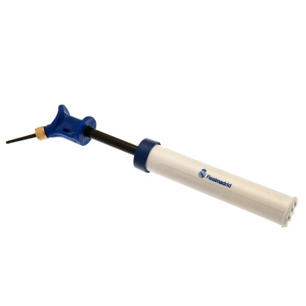 Real Madrid FC White Dual Action Football Pump: 2 - Balls By Real Madrid