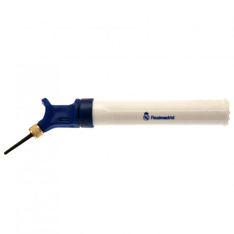 Real Madrid FC White Dual Action Football Pump: 1 - Balls By Real Madrid