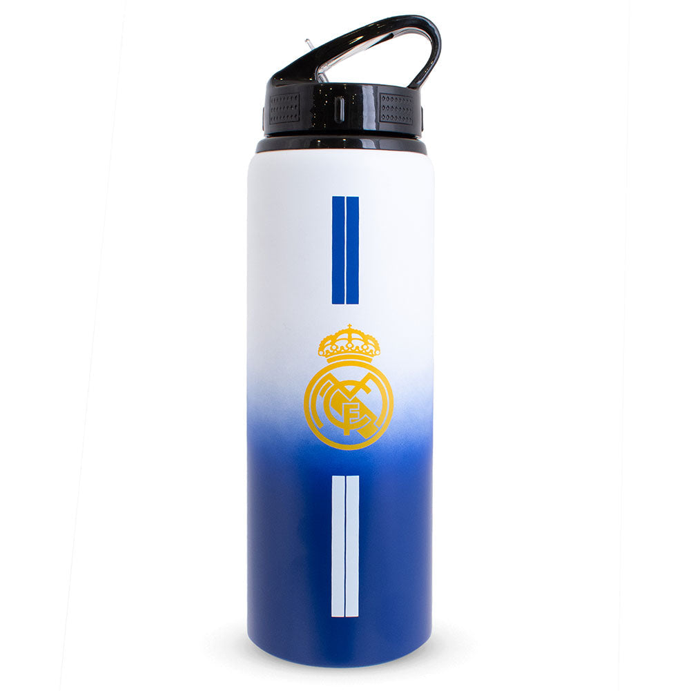 Real Madrid CF Aluminium Drinks Bottle ST - Shop Water Bottles At Gift Moments - 1