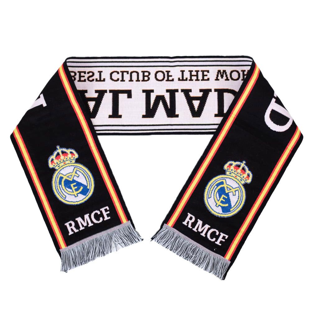 Real Madrid CF Black Scarf - Shop Scarves At Gift Moments - 3