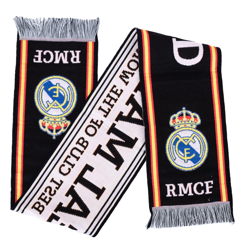 Real Madrid CF Black Scarf - Shop Scarves At Gift Moments - 2
