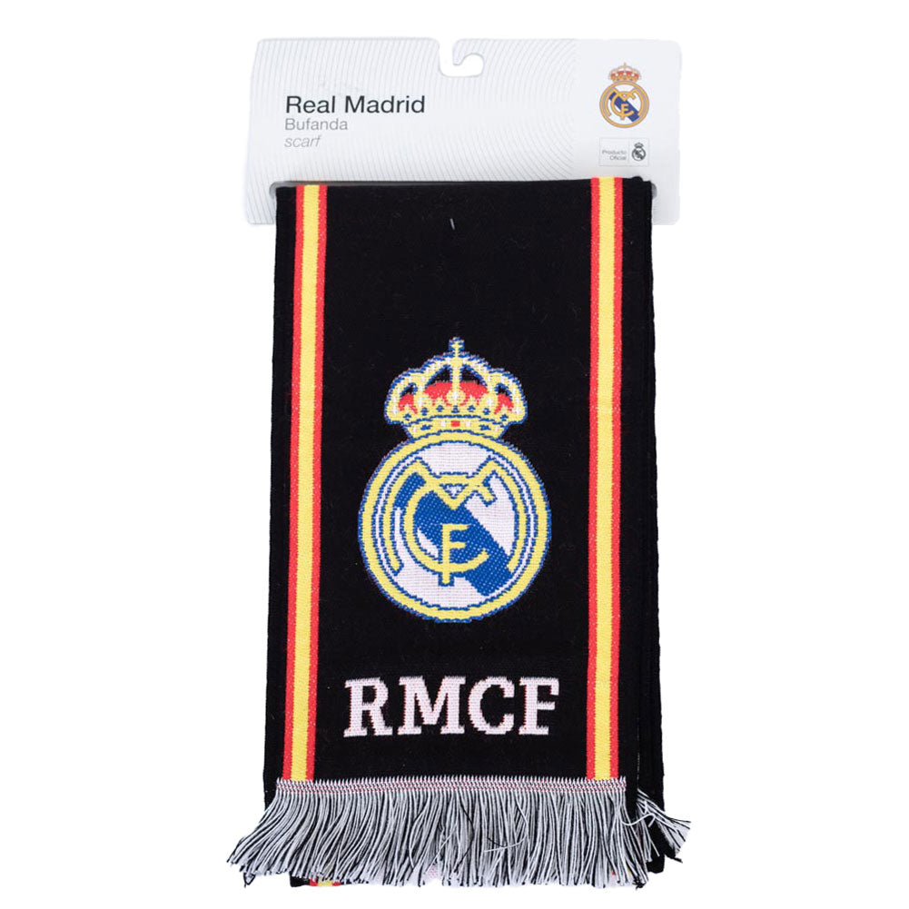 Real Madrid CF Black Scarf: 4 - Scarves By Real Madrid
