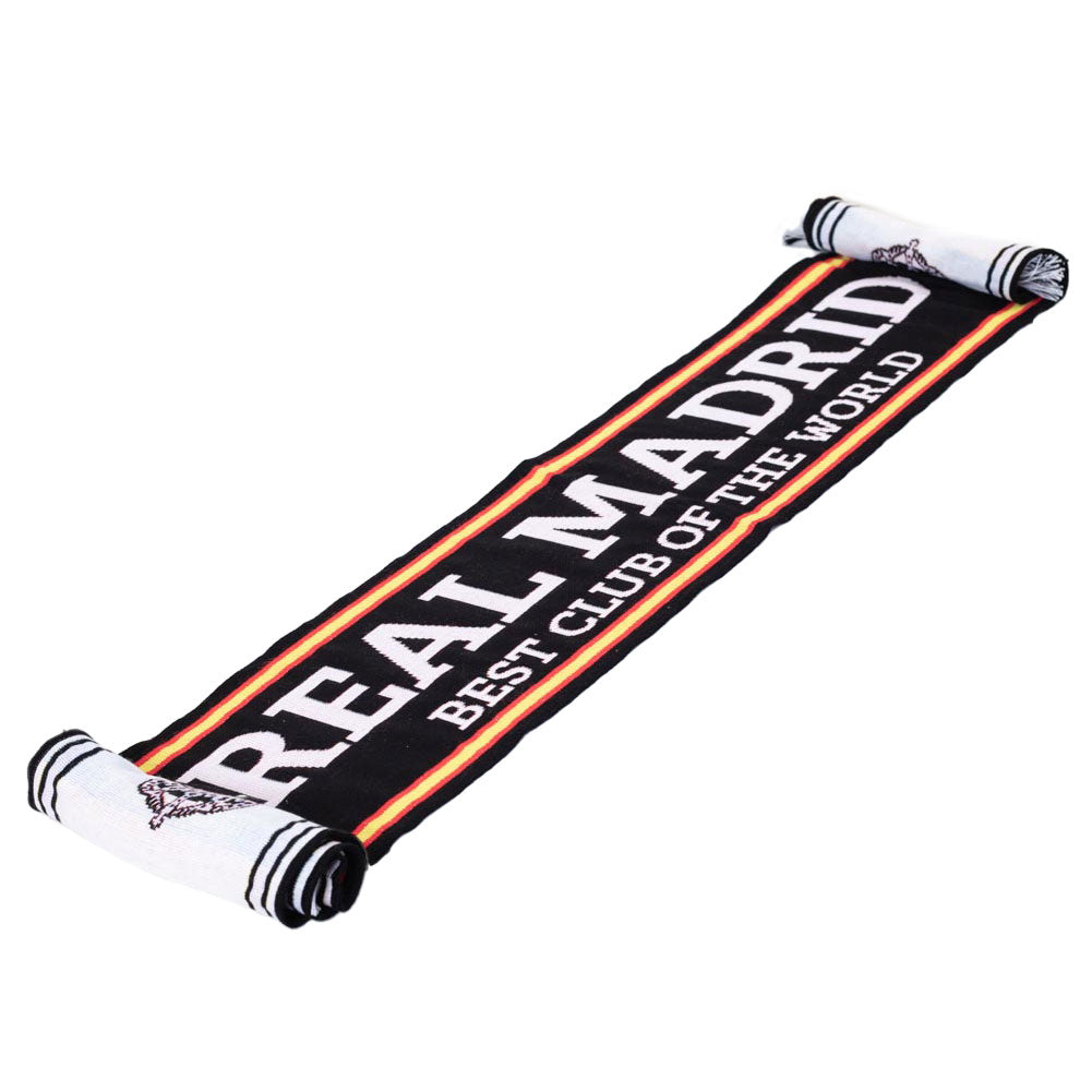 Real Madrid CF Black Scarf - Shop Scarves At Gift Moments - 1