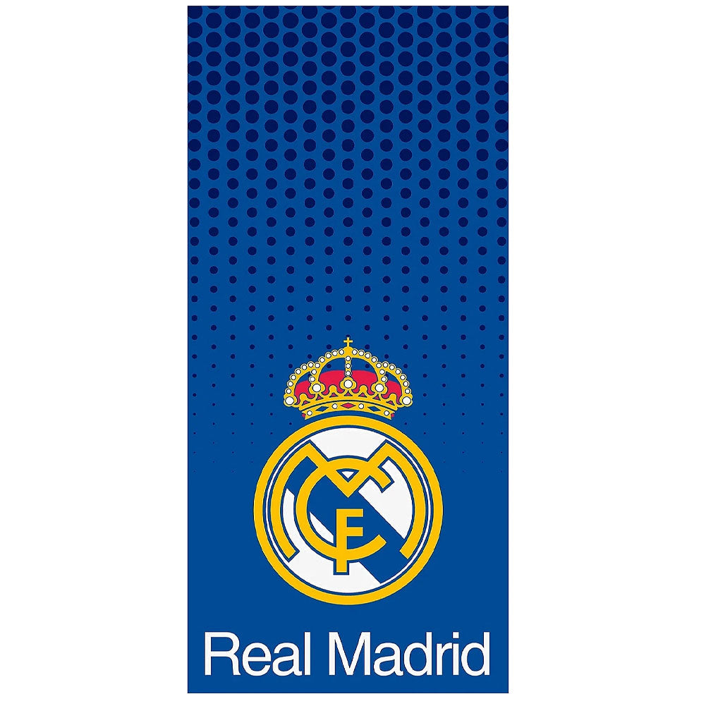 Real Madrid CF Blue Towel - Shop Towels At Gift Moments - 1