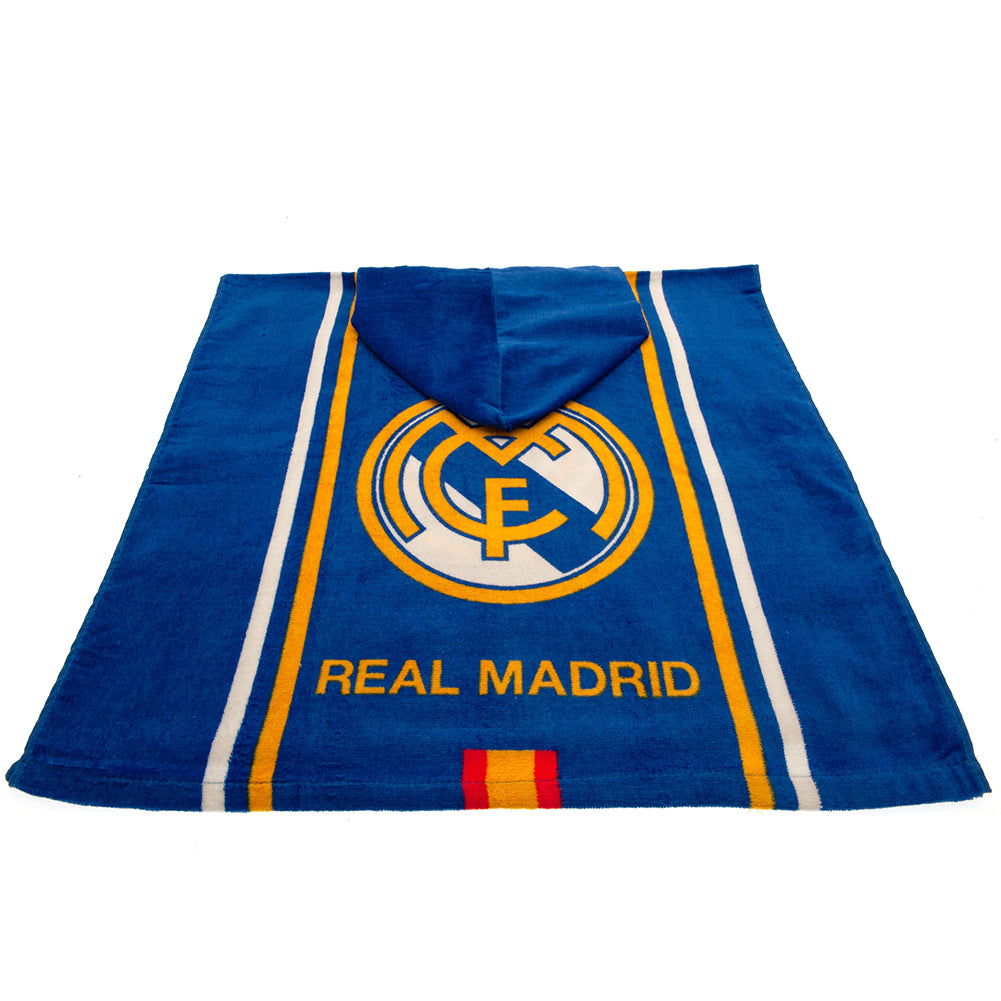 Real Madrid CF Kids Hooded Poncho - Shop Towels At Gift Moments - 2