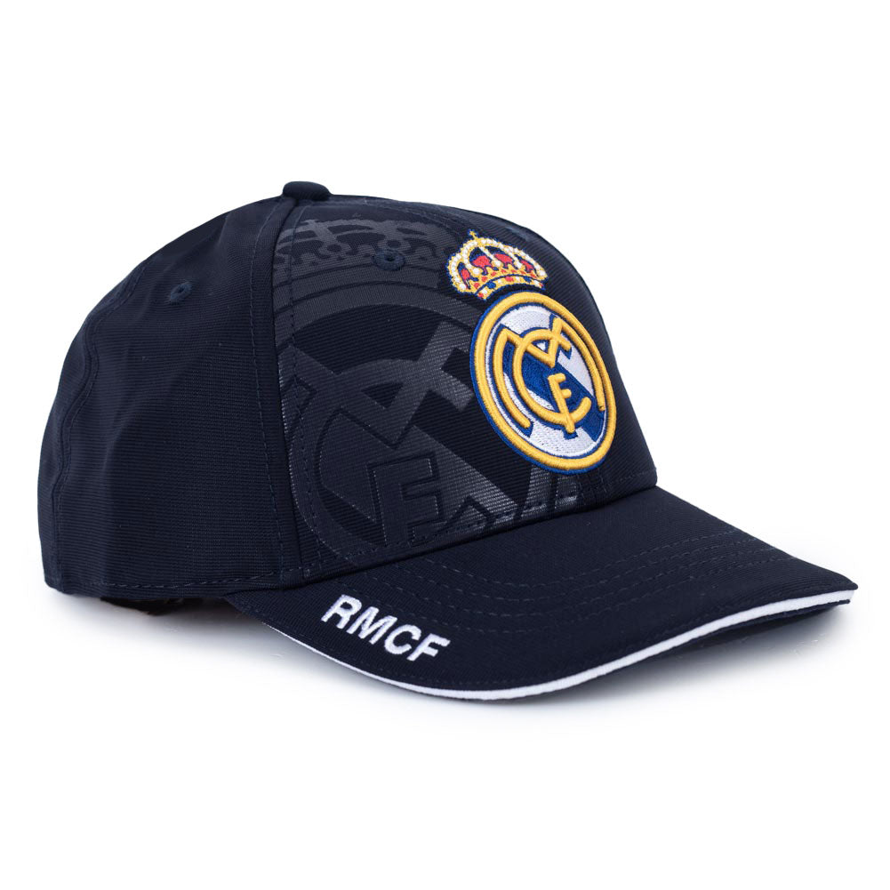 Real Madrid CF Navy Debossed Cap: 1 - Caps & Hats By Real Madrid