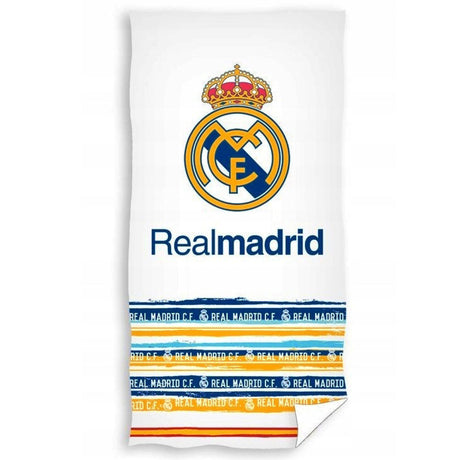 Real Madrid CF White Towel: 1 - Towels By Real Madrid