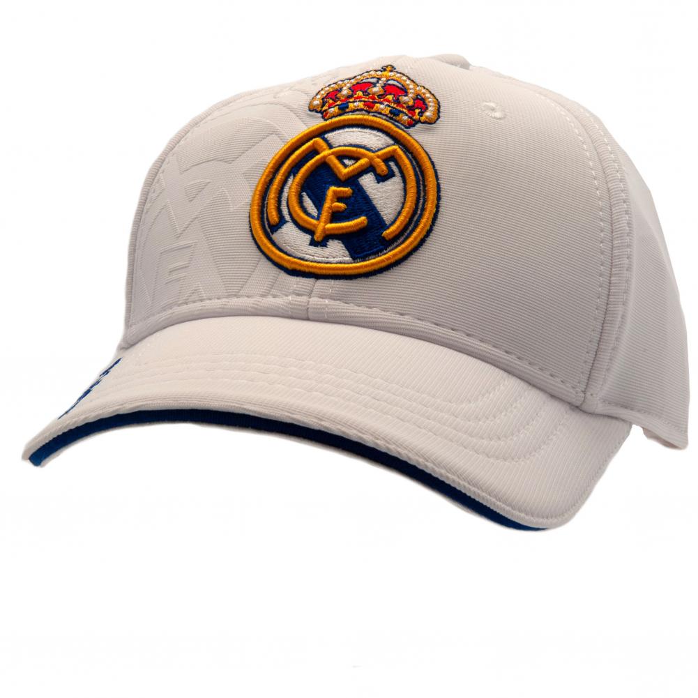 Real Madrid CF White Debossed Cap: 4 - Caps & Hats By Real Madrid