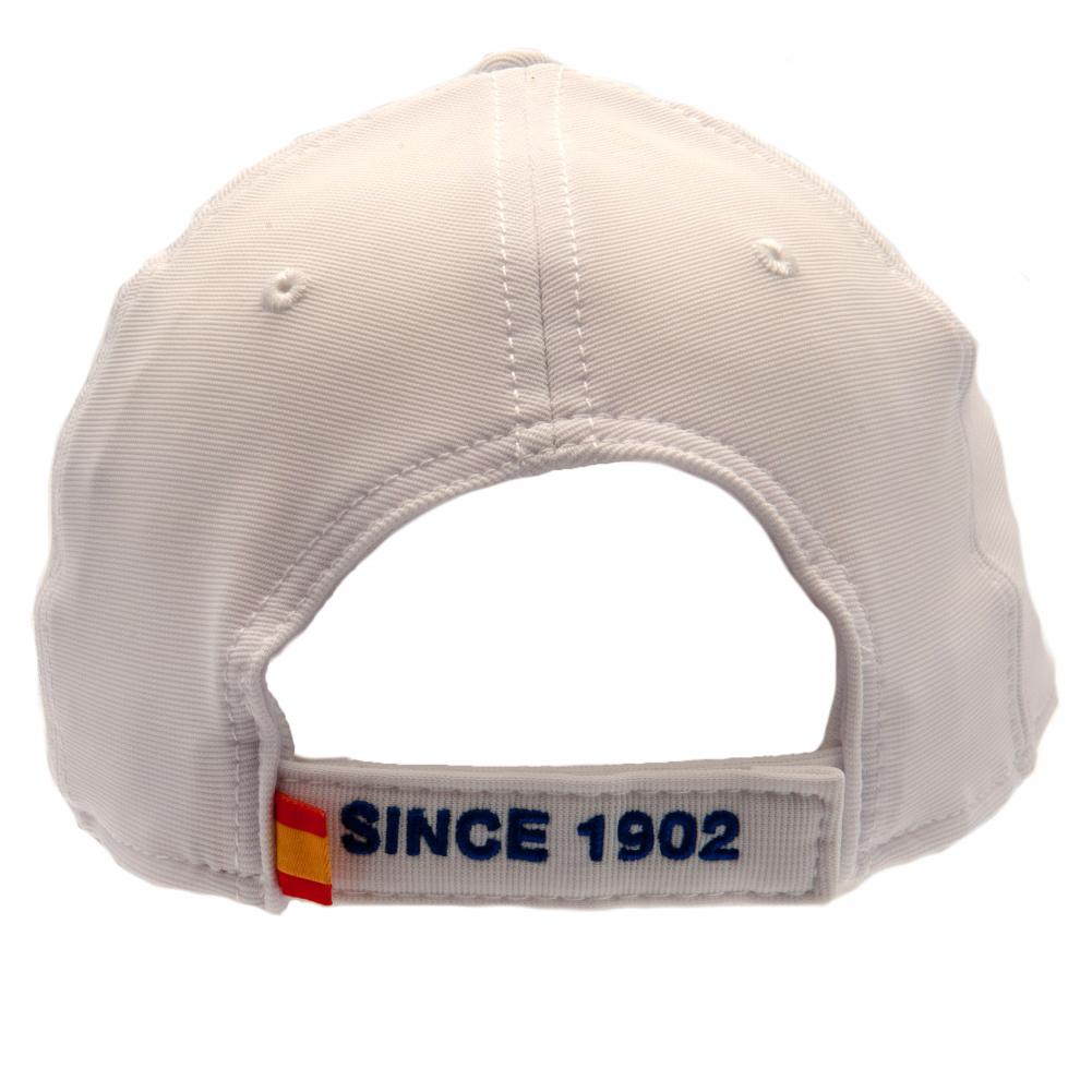 Real Madrid CF White Debossed Cap - Shop Caps & Hats At Gift Moments - 5
