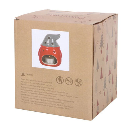 Red and Grey Gonk Tealight Holder: 6 - Candle Holders By Gift Moments