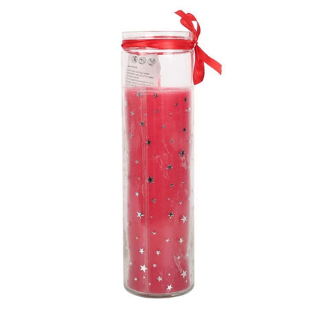 Red Vanilla Advent Tube Candle: 3 - Candles By Gift Moments