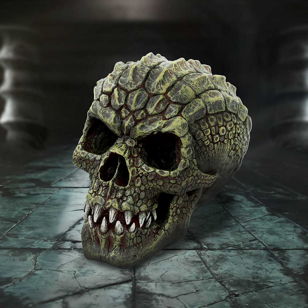 Reptillian Scale Skull 17cm: 1 - Figures & Collectables By Gift Moments