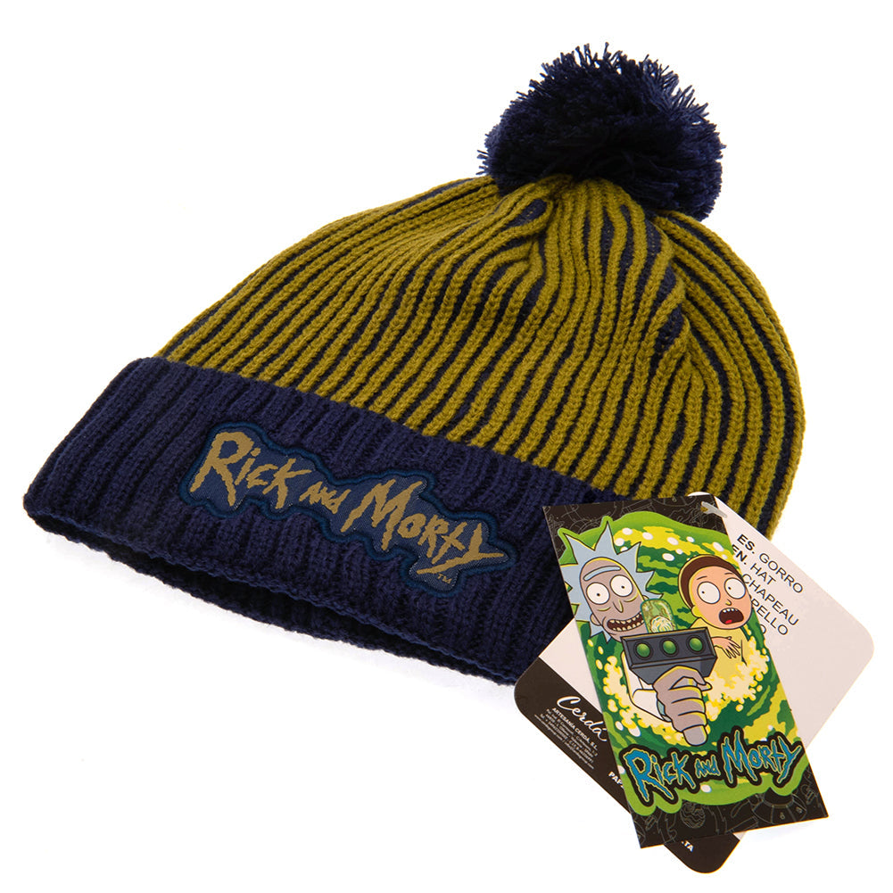 Rick And Morty Bobble Beanie: 3 - Caps & Hats By Rick And Morty