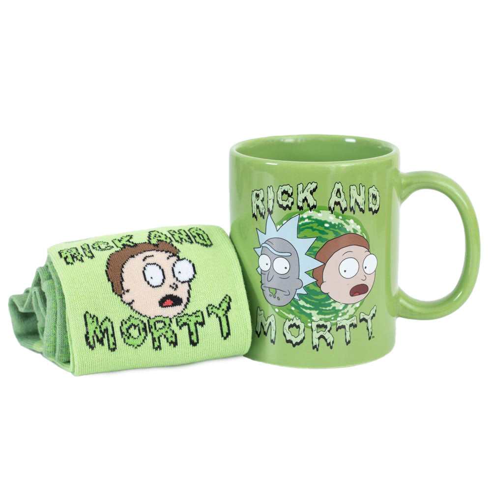 Rick And Morty Mug & Sock Set: 2 - Mugs By Rick And Morty