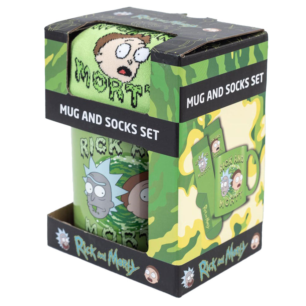 Rick And Morty Mug & Sock Set: 5 - Mugs By Rick And Morty