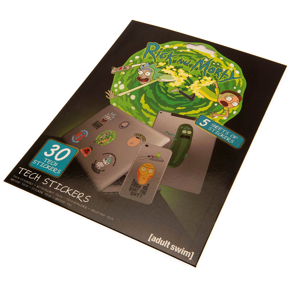 Rick And Morty Tech Stickers: 4 - Stickers By Rick And Morty