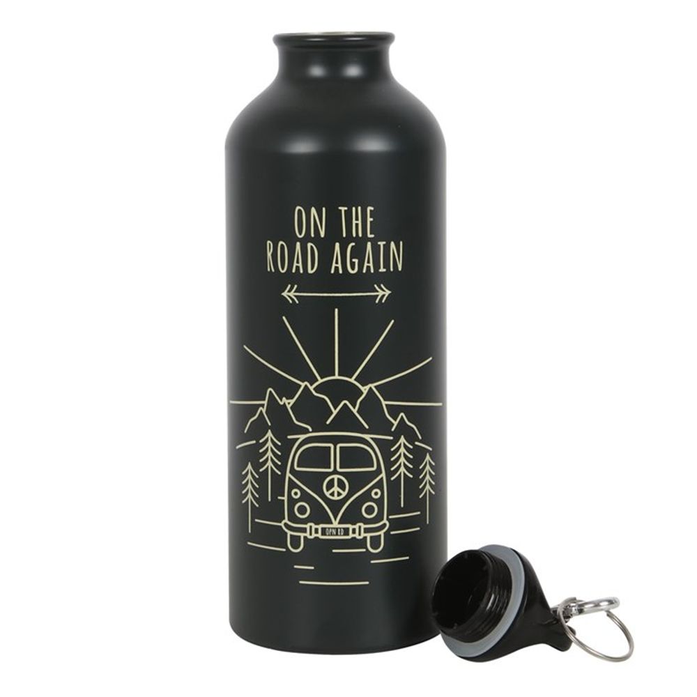 On The Road Again Metal Water Bottle: 3 - Water Bottles By Gift Moments