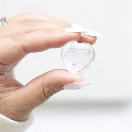 You Rock Clear Quartz Crystal Heart in a Bag: 5 - By Gift Moments