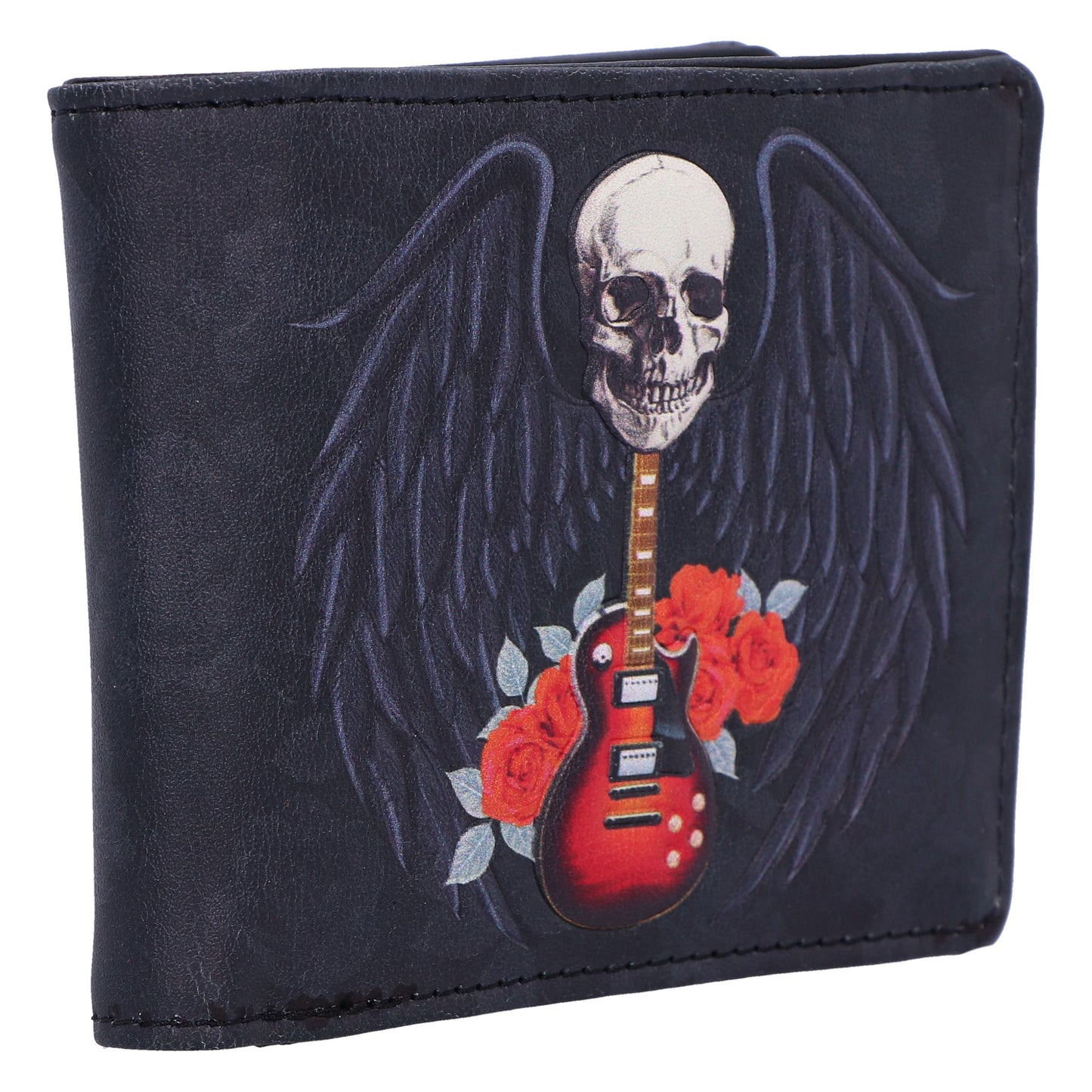Rock and Roses Gothic Skull Wallet: 5 - Wallets By Gift Moments