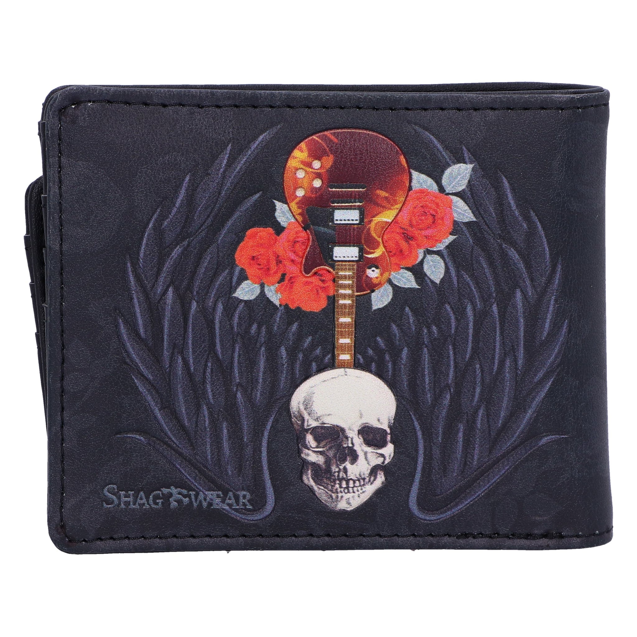 Rock and Roses Gothic Skull Wallet: 4 - Wallets By Gift Moments