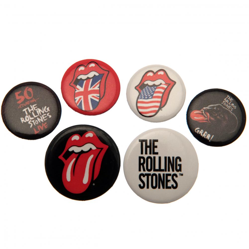 The Rolling Stones Button Badge Set: 1 - Badges By The Rolling Stones
