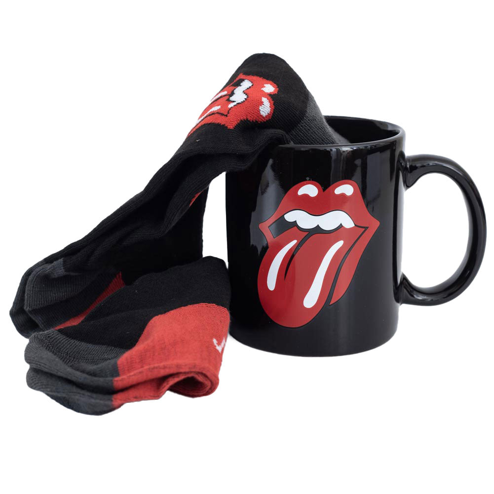 The Rolling Stones Mug & Sock Set: 1 - Mugs By The Rolling Stones