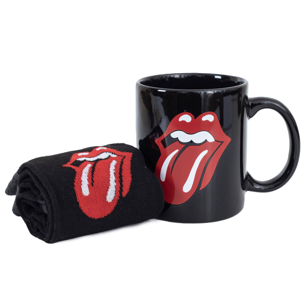 The Rolling Stones Mug & Sock Set: 2 - Mugs By The Rolling Stones