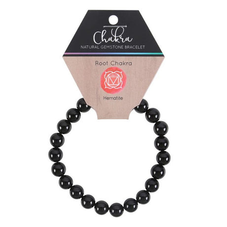 Root Chakra Hematite Gemstone Bracelet: 2 - Bracelets By Gift Moments