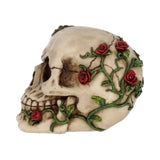 Rose From Beyond Gothic Rose Vine Covered Skull Figurine: 4 - Figurines Medium (15-29cm) By NN Designs