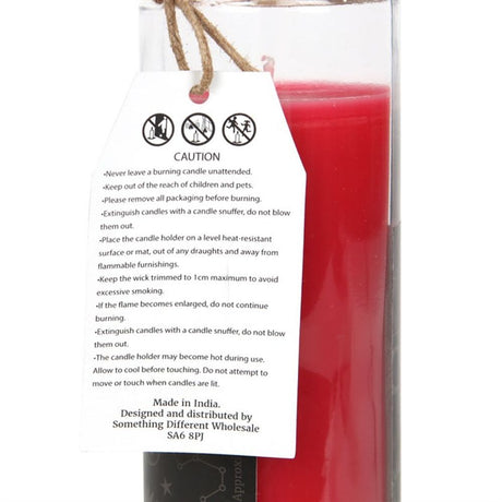Rose ’Love’ Spell Tube Candle: 2 - Candles By Gift Moments