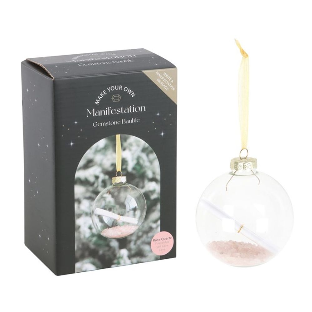 Rose Quartz Manifestation Bauble Kit: 2 - By Gift Moments