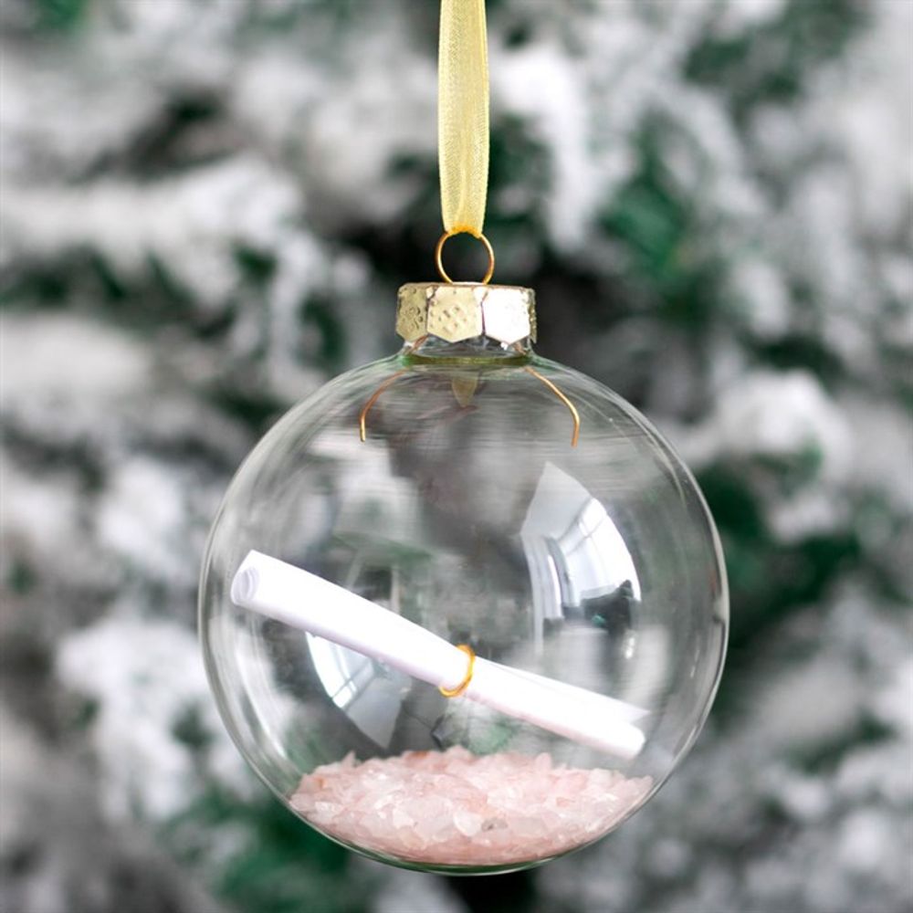 Rose Quartz Manifestation Bauble Kit: 1 - By Gift Moments