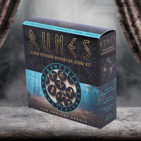 Runes Elder Futhark Divination Stone Kit: 1 - Stones & Crystals By Gift Moments