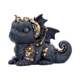 Gearling Black Steampunk Dragon 14.6cm - Shop Figurines Medium (15-29cm) At Gift Moments - 3