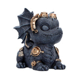 Gearling Black Steampunk Dragon 14.6cm - Shop Figurines Medium (15-29cm) At Gift Moments - 4