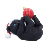 Cat in Santa Hat Playing With Bauble 13.5cm - Shop Figurines Medium (15-29cm) At Gift Moments - 3