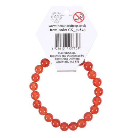 Sacral Chakra Carnelian Gemstone Bracelet: 3 - Bracelets By Gift Moments
