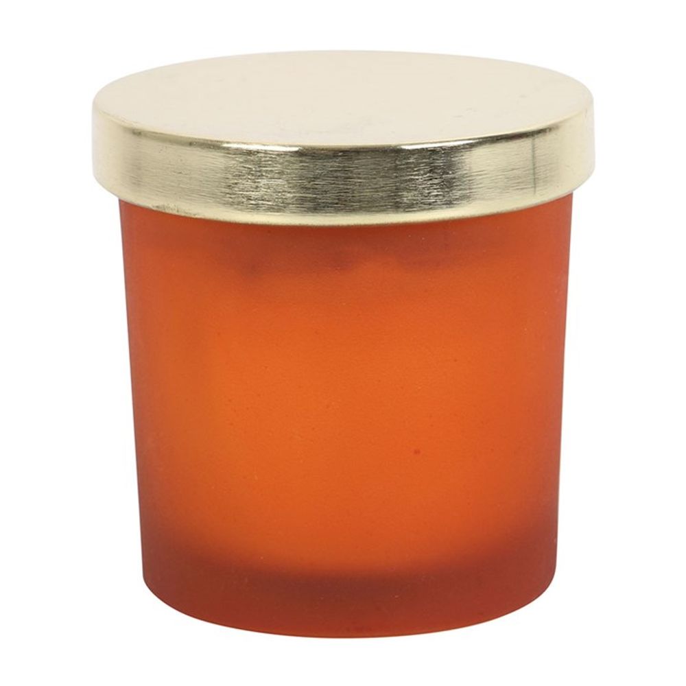 Sacral Chakra Orange Crystal Chip Candle: 4 - Candles By Gift Moments