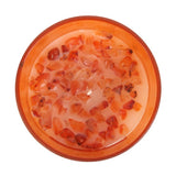 Sacral Chakra Orange Crystal Chip Candle: 2 - Candles By Gift Moments
