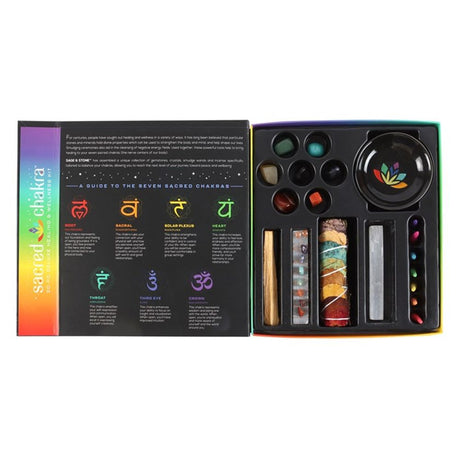 Sacred Chakra Deluxe Healing and Wellness Kit: 4 - Incense Holders By Gift Moments