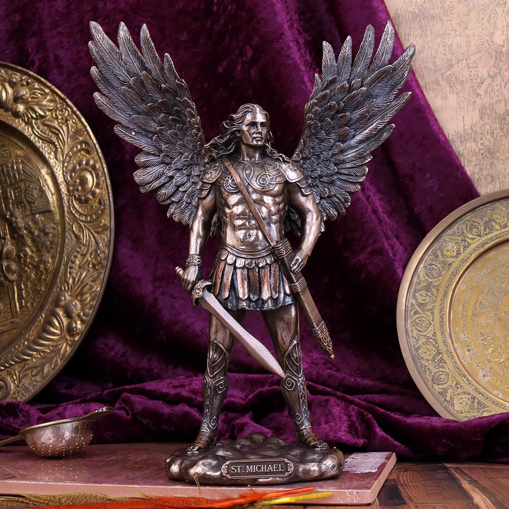 Saint Michael Divine Archangel Figurine 27.5cm: 1 - Figures & Collectables By Gift Moments