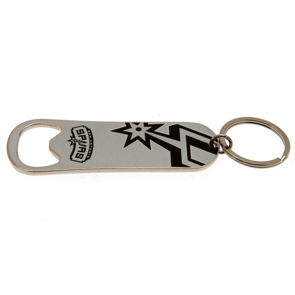San Antonio Spurs Bottle Opener Keychain: 2 - Keyrings By American Sports