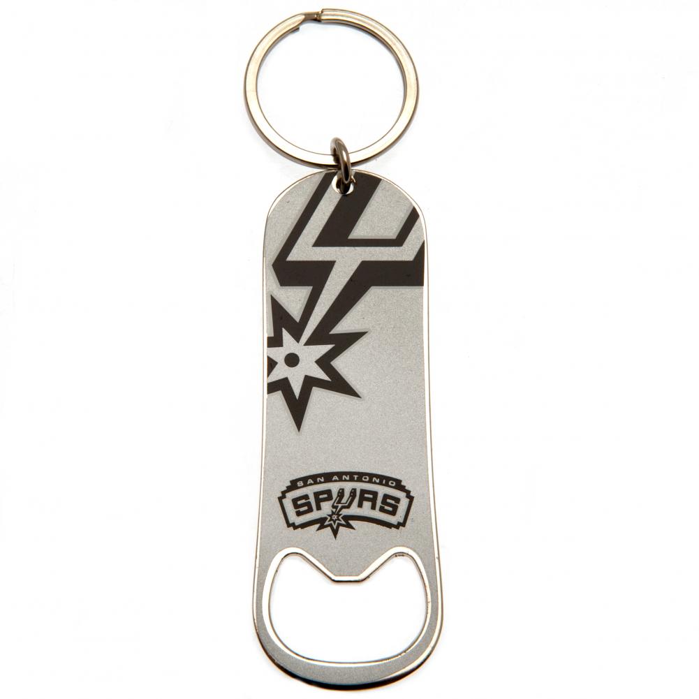 San Antonio Spurs Bottle Opener Keychain: 1 - Keyrings By American Sports